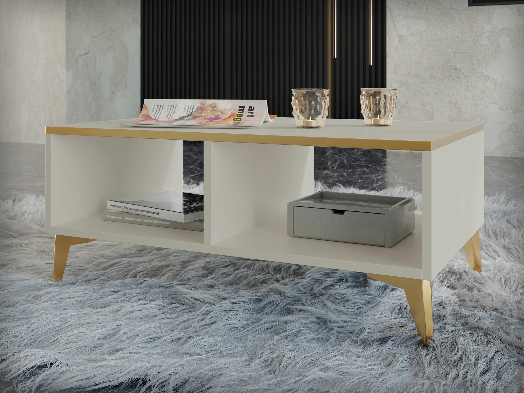 Couchtisch Comfivo 492 (Beige)