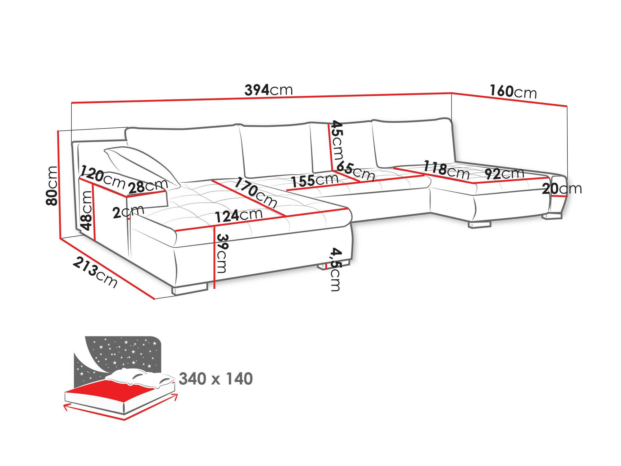 Ecksofa Comfivo 106 (Wave 05)
