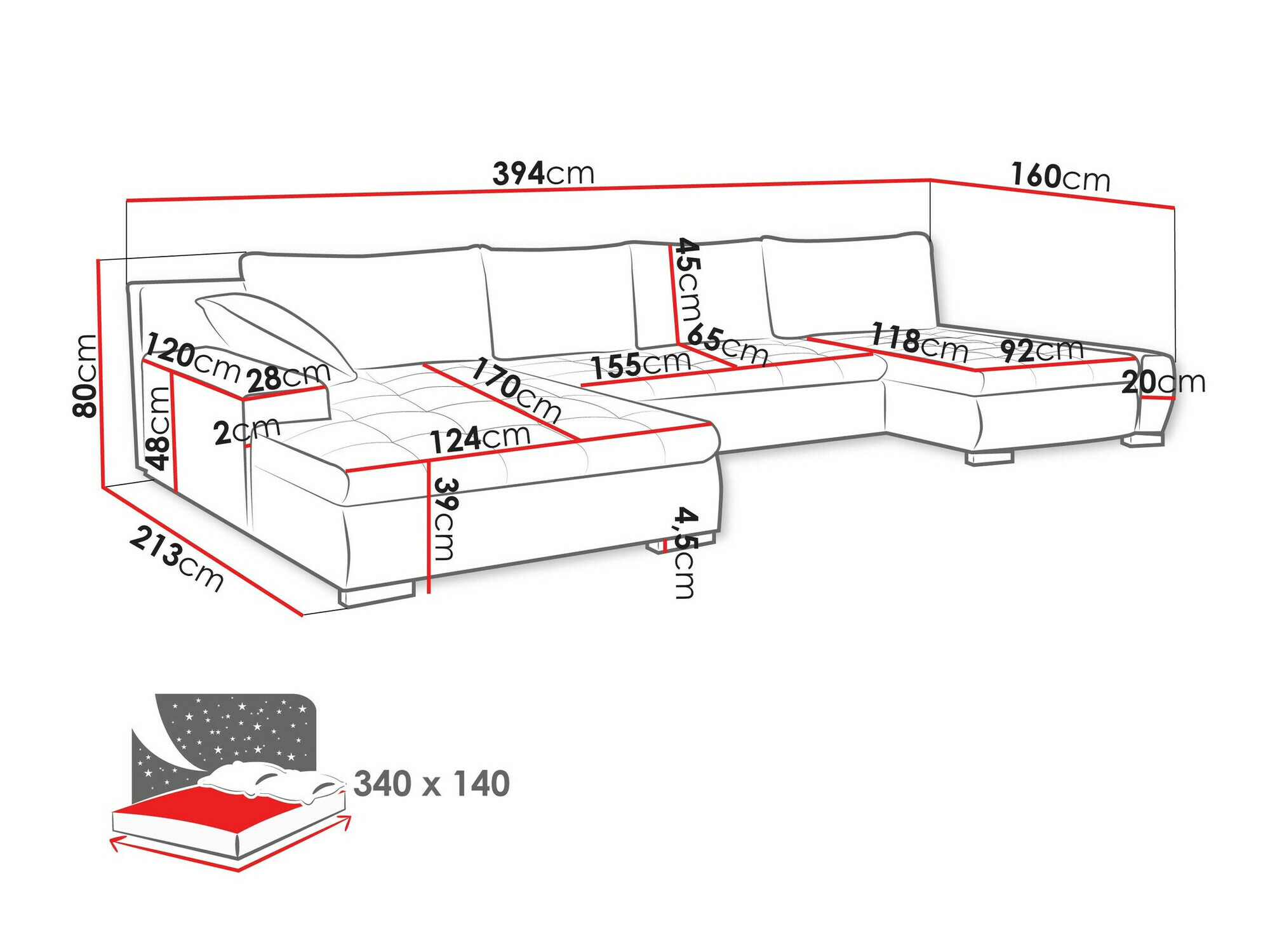 Ecksofa Comfivo 106 (Wave 09)