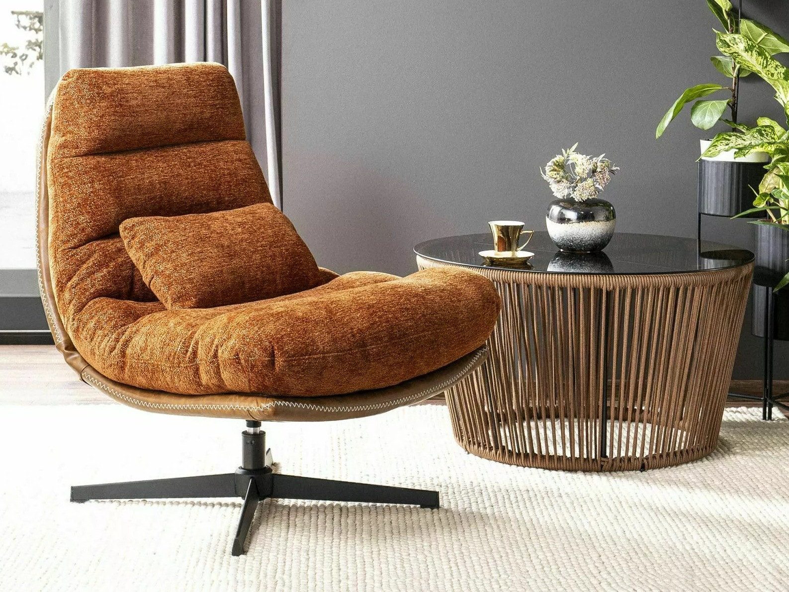 Sessel Detroit 508 (Dunkelorange)