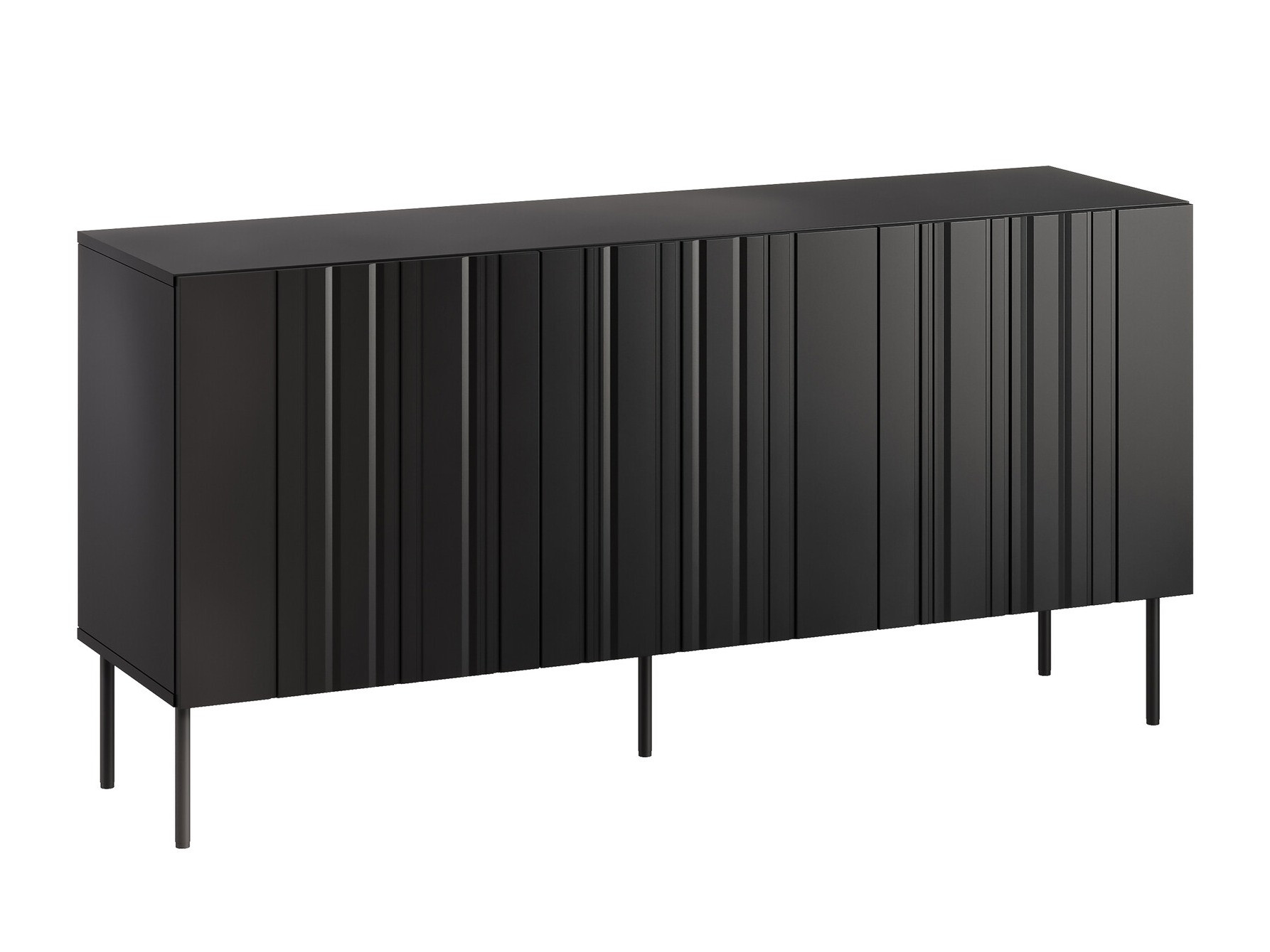 Sideboard Evavese 100 (Schwarz)