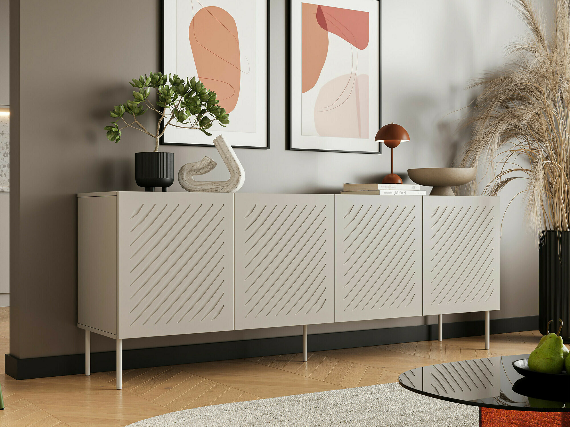 Sideboard Tolfelo 101 (Beige)