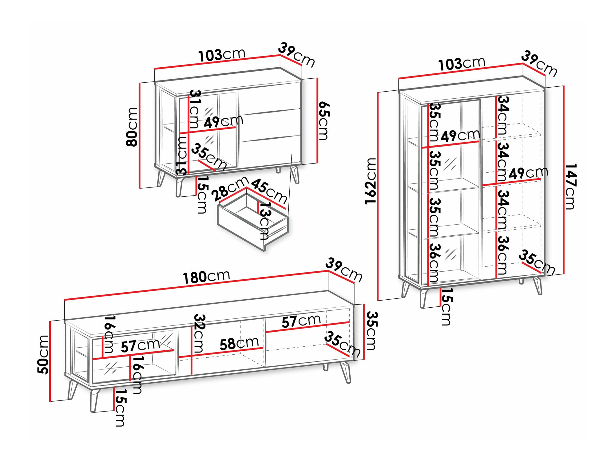 Wohnzimmer-Sets Argentas