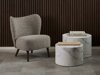 Couchtischset Norsica 800 (Weißer Marmor)