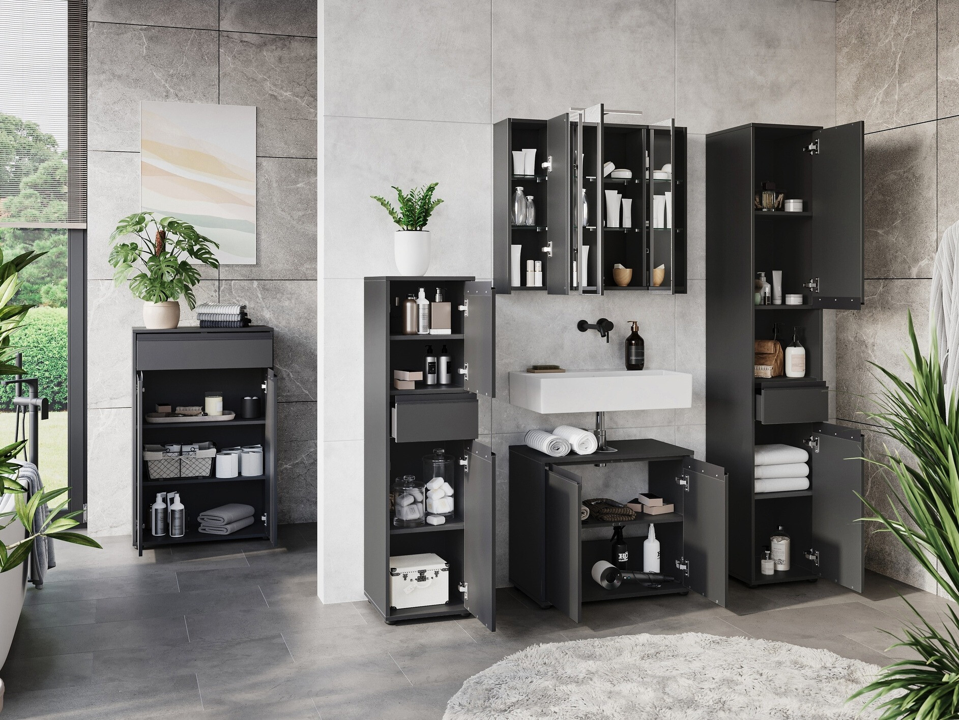 Badezimmer-Set Tensona 107