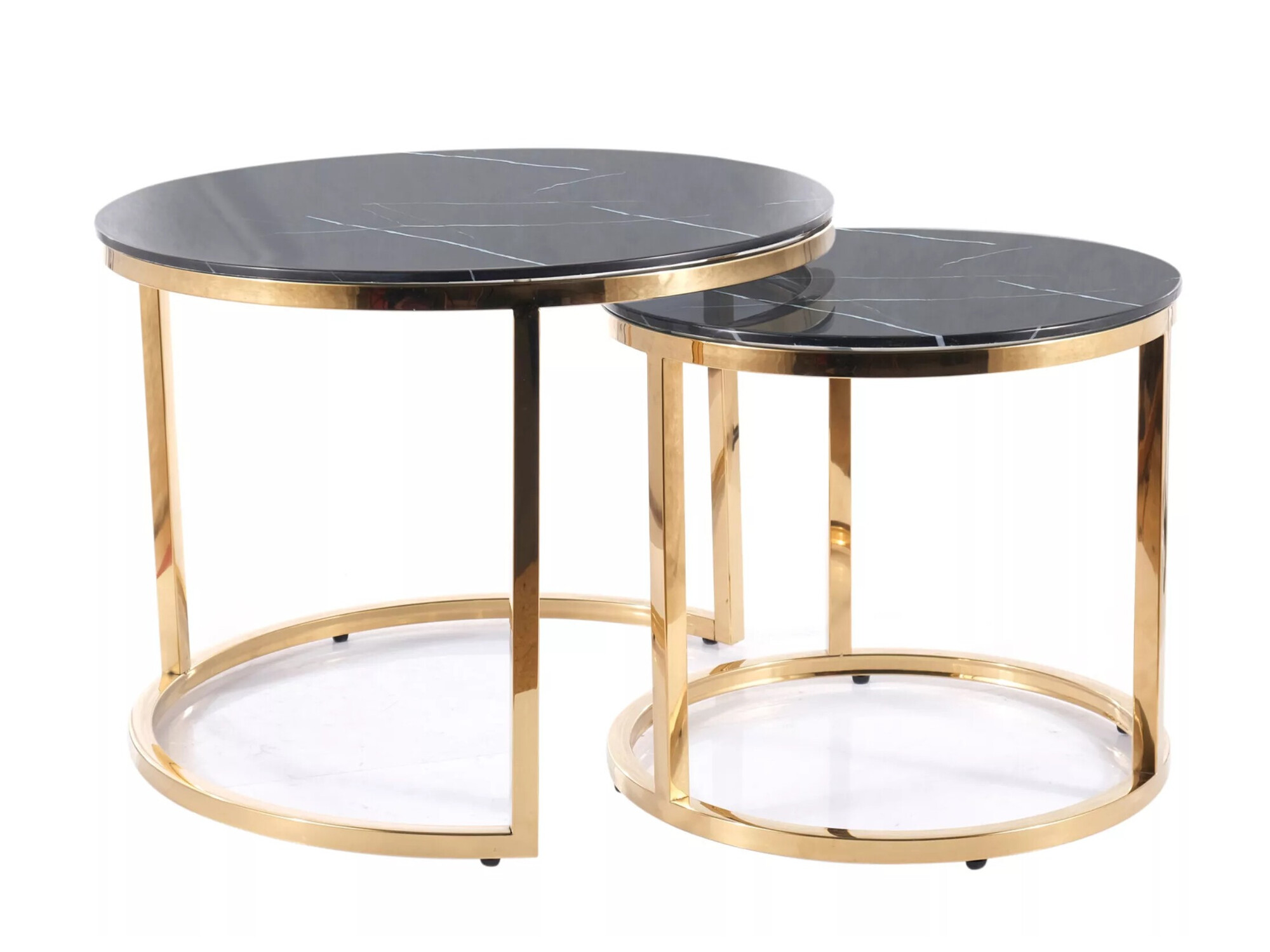 Couchtischset Detroit 520 (Schwarzer Marmor)