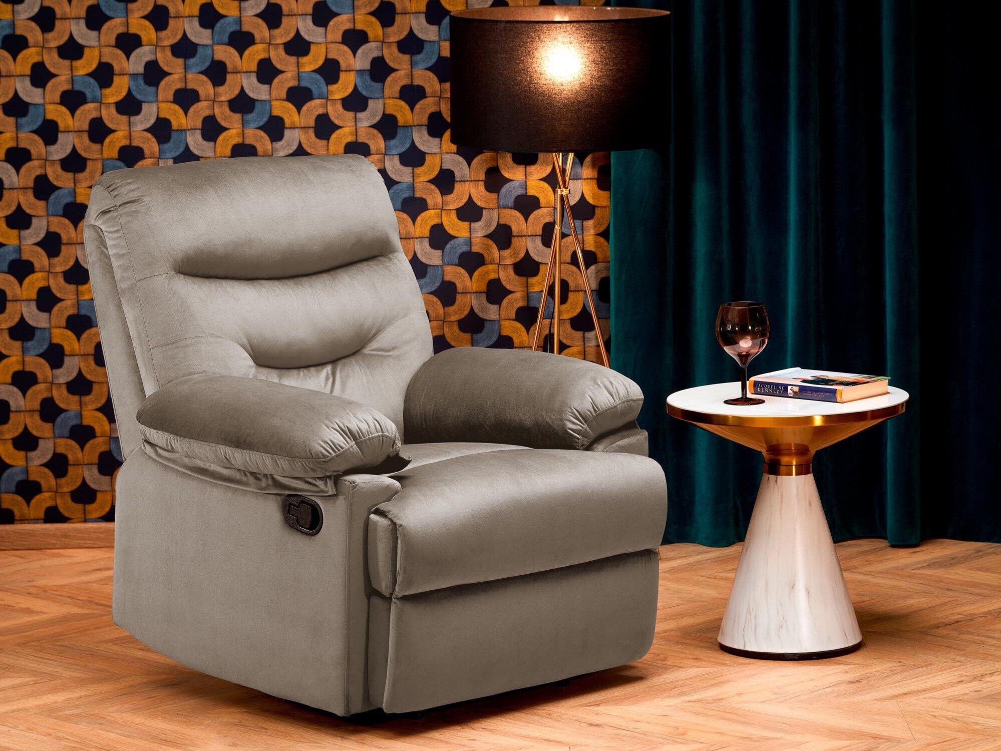 Sessel Liegesessel Houston Terra (Beige)