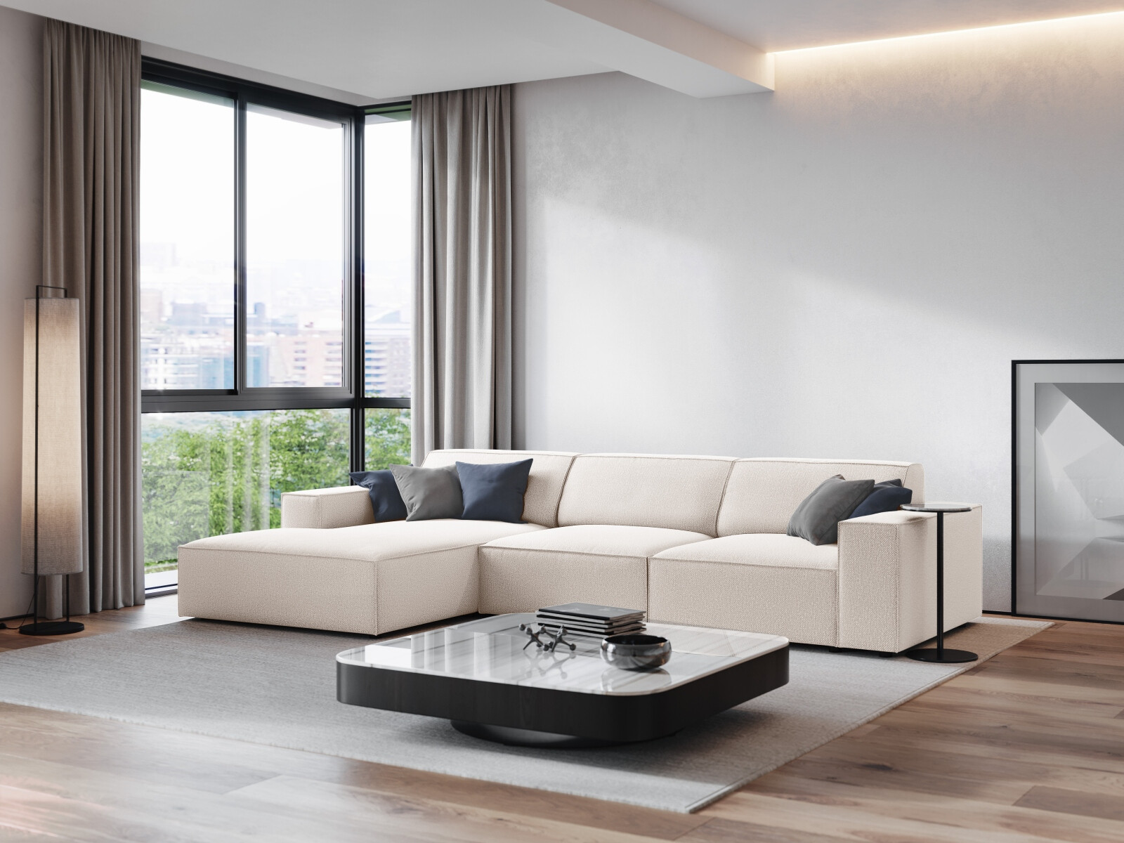 Modulares Ecksofa Lomcalu 102 (Megan 351)