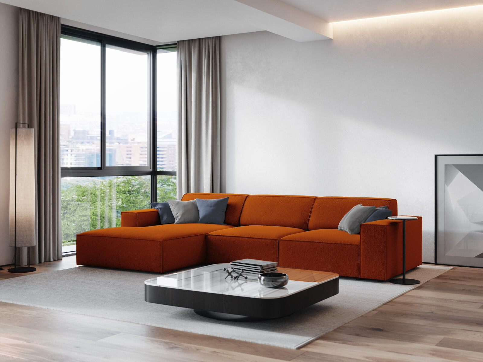 Modulares Ecksofa Lomcalu 102 (Megan 357)