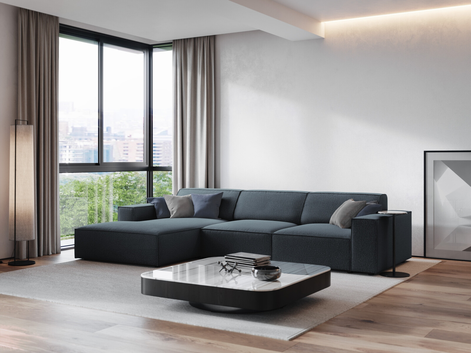 Modulares Ecksofa Lomcalu 102 (Megan 361)