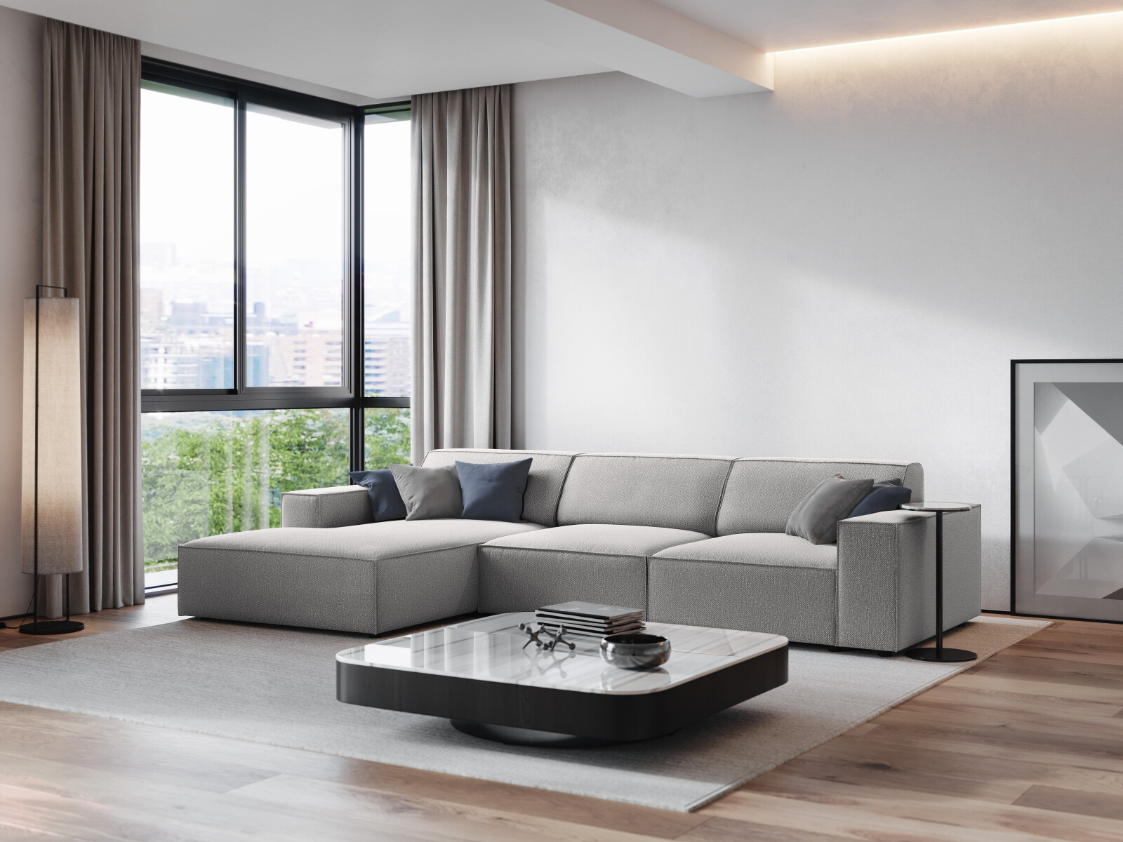 Modulares Ecksofa Lomcalu 102 (Megan 363)