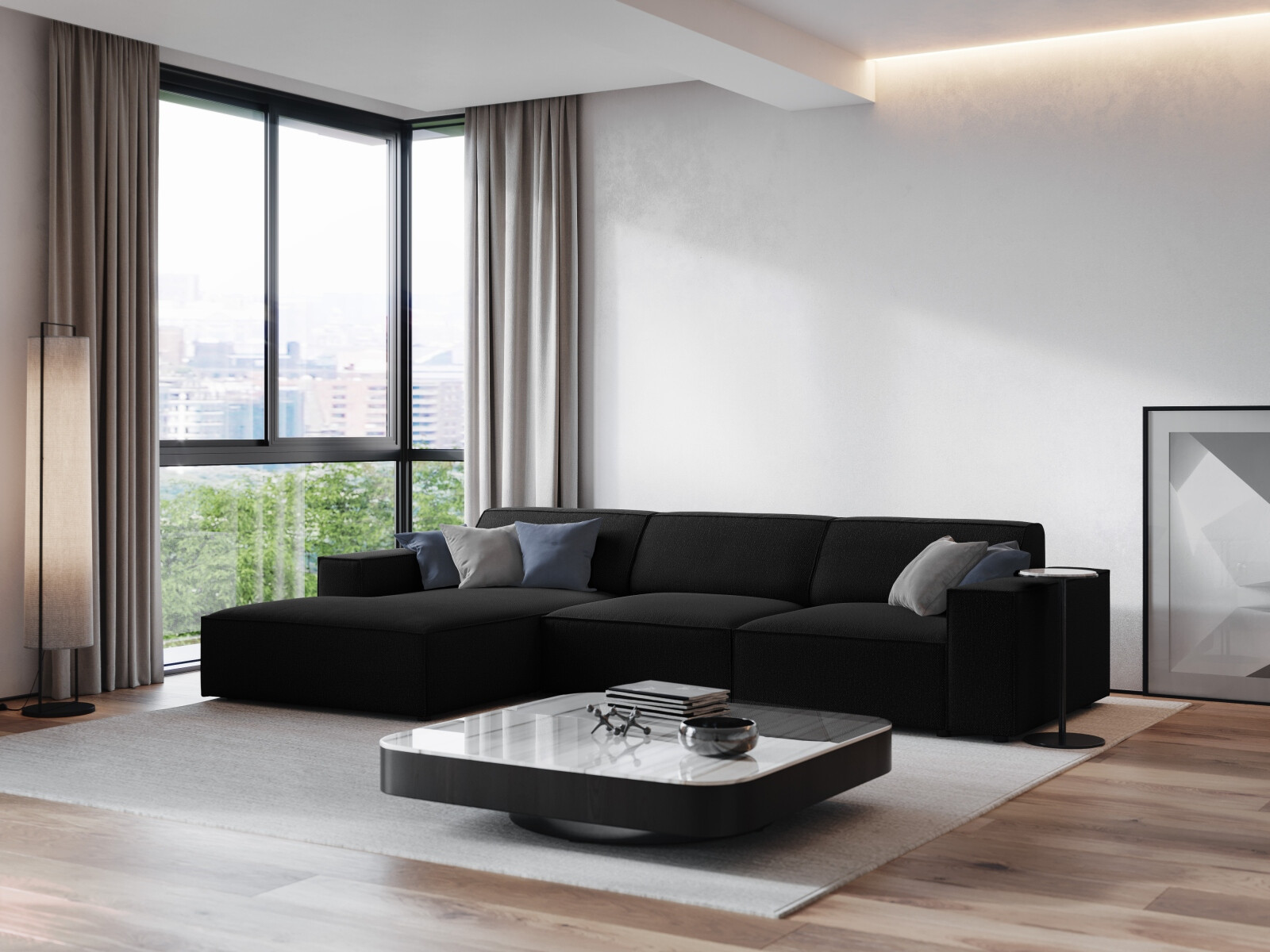 Modulares Ecksofa Lomcalu 102 (Megan 368)