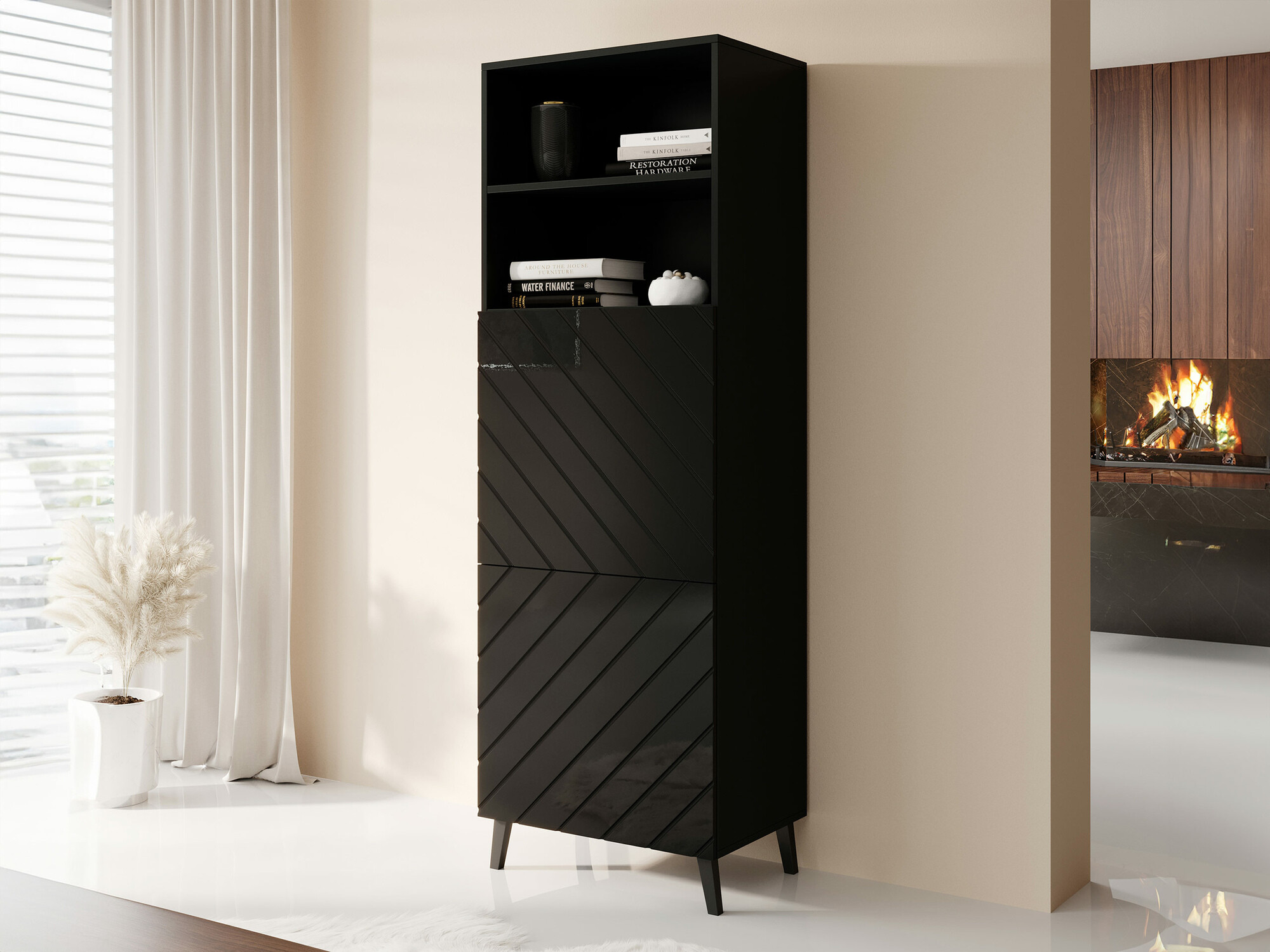 Regal Charlotte 178 (Schwarz + Schwarz glänzend)