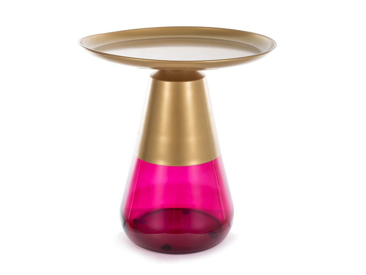 Couchtisch Detroit 573 (Gold + Lila)