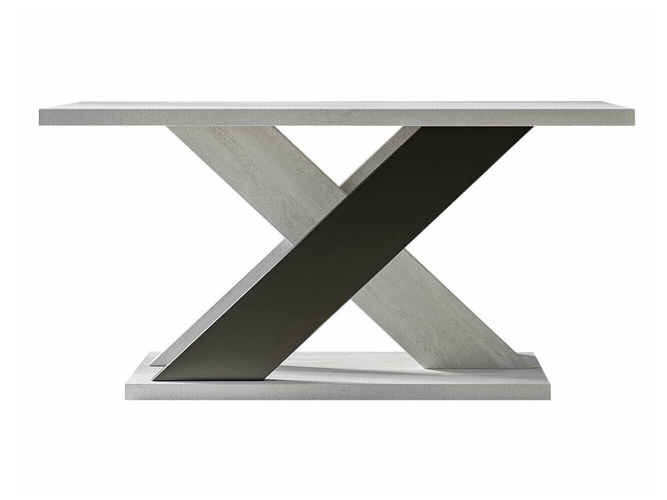 Couchtisch Goodyear 116 (Grau + Schwarz)