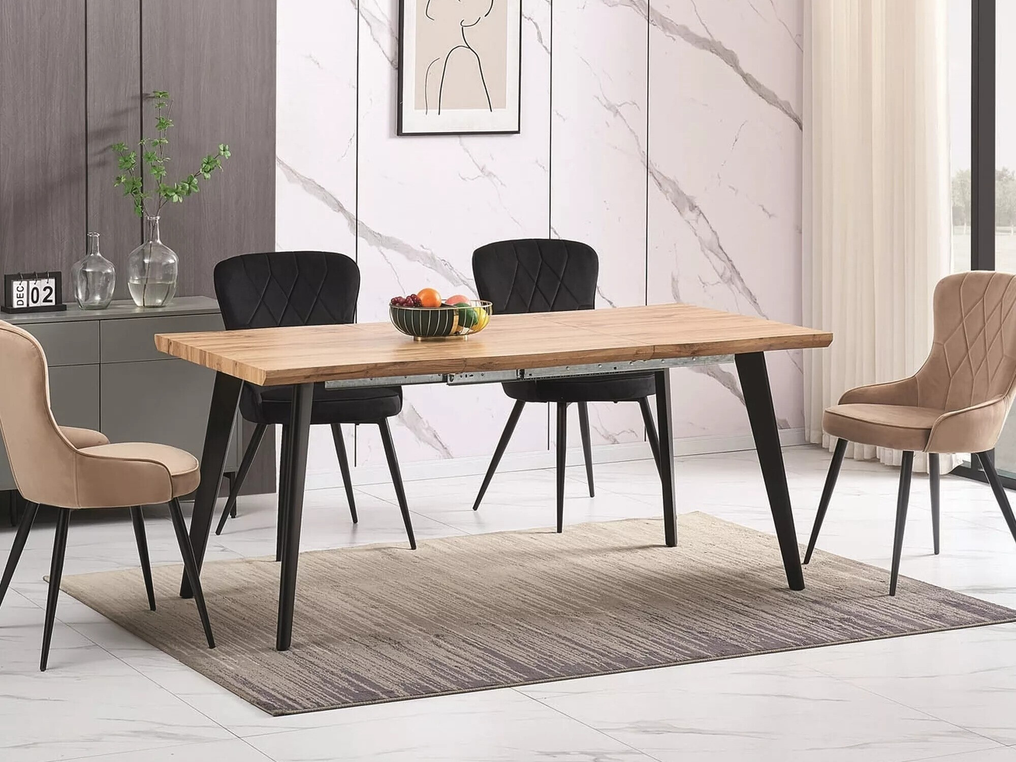 Tisch Detroit 583 (Eichenholzoptik)