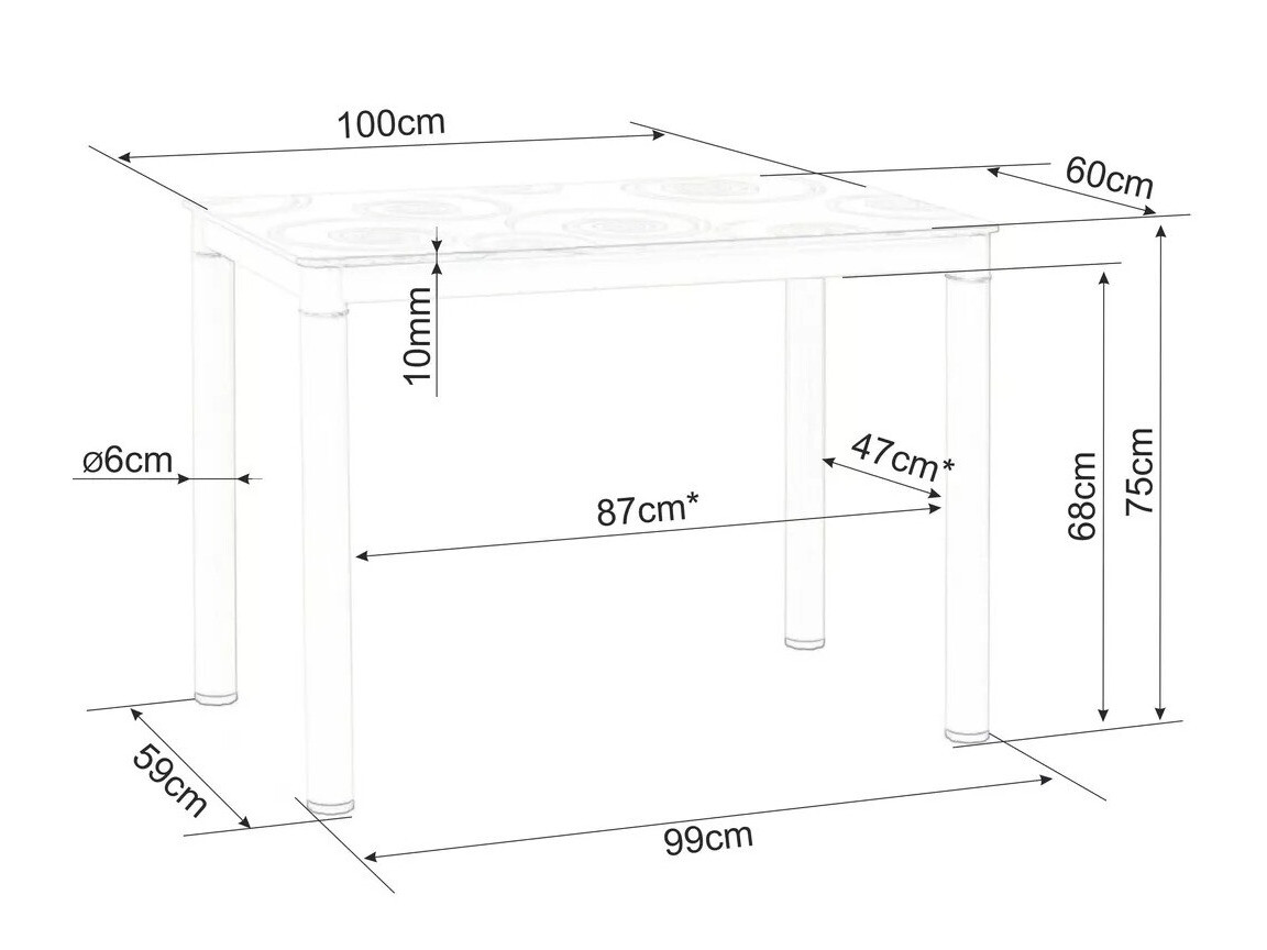 Tisch Detroit 589 (Artisan Eichenholzoptik)