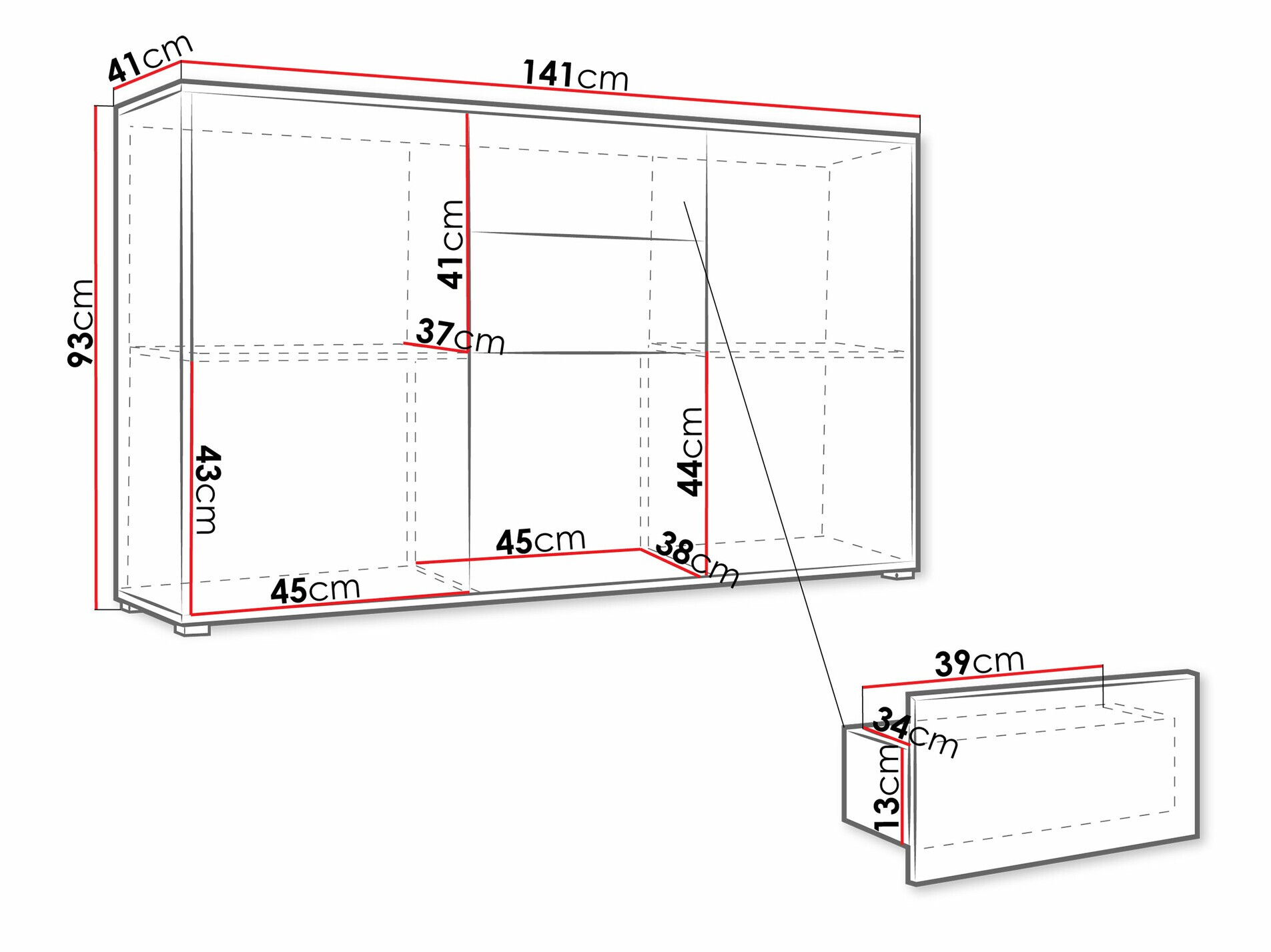 Kommoden Comfivo Tutela (Kaschmir)
