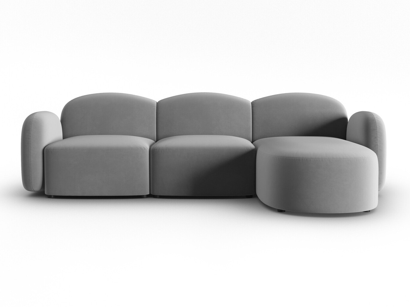 Ecksofa Tolmira 104 (Casino Hellgrau)