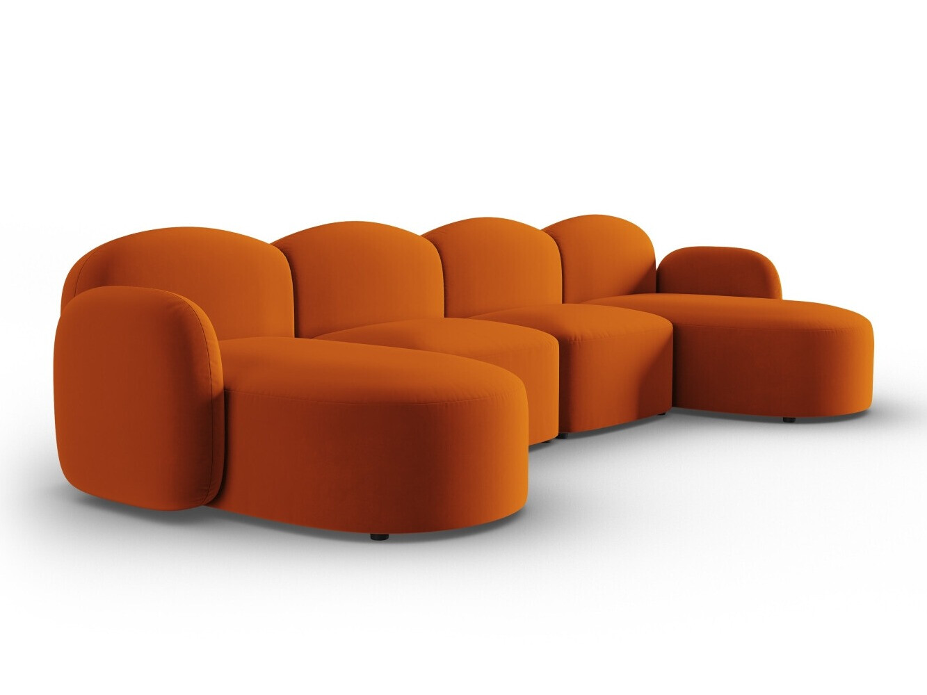 Ecksofa Tolmira 105 (Casino Orange)