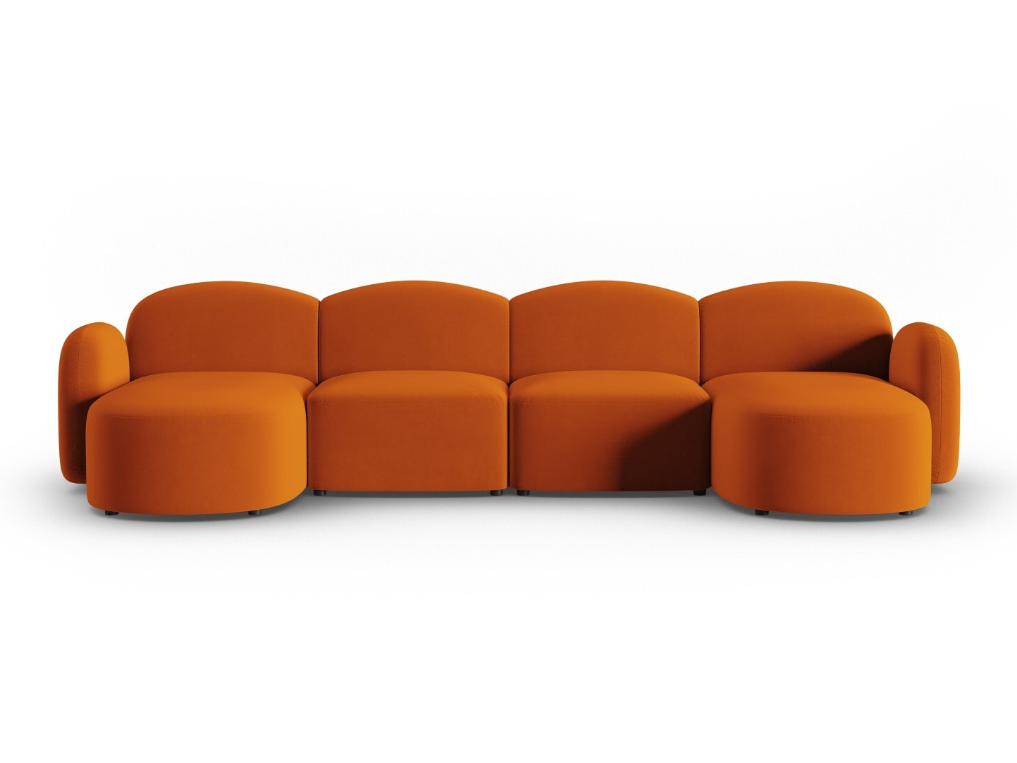 Ecksofa Tolmira 105 (Casino Orange)