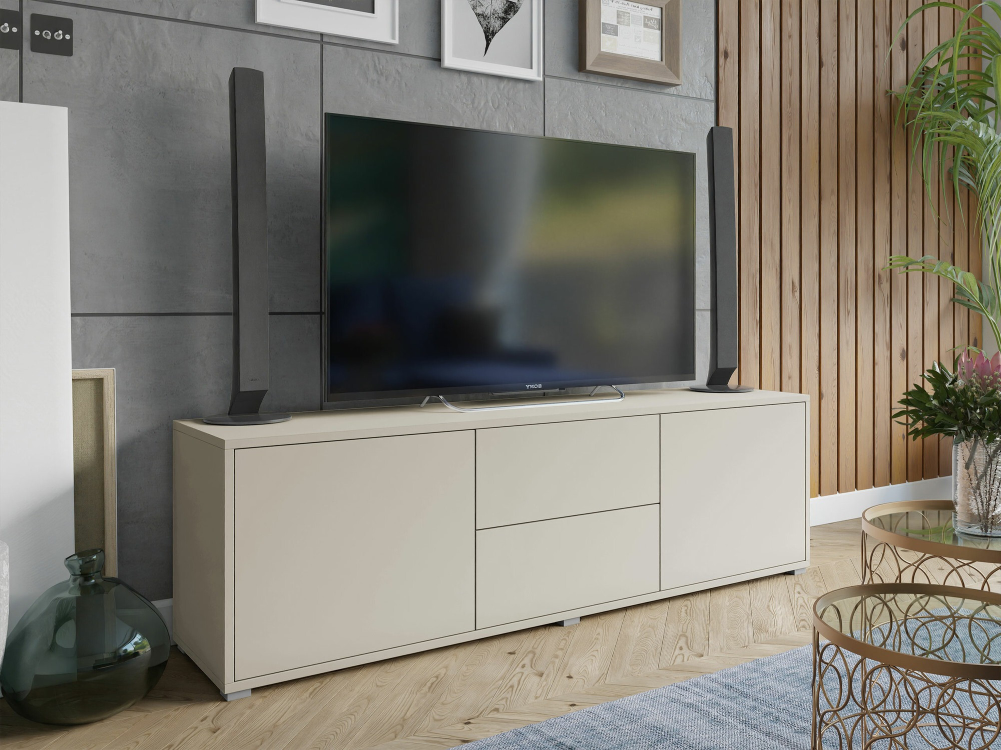 TV-Möbel Comfivo Tutela (Kaschmir)