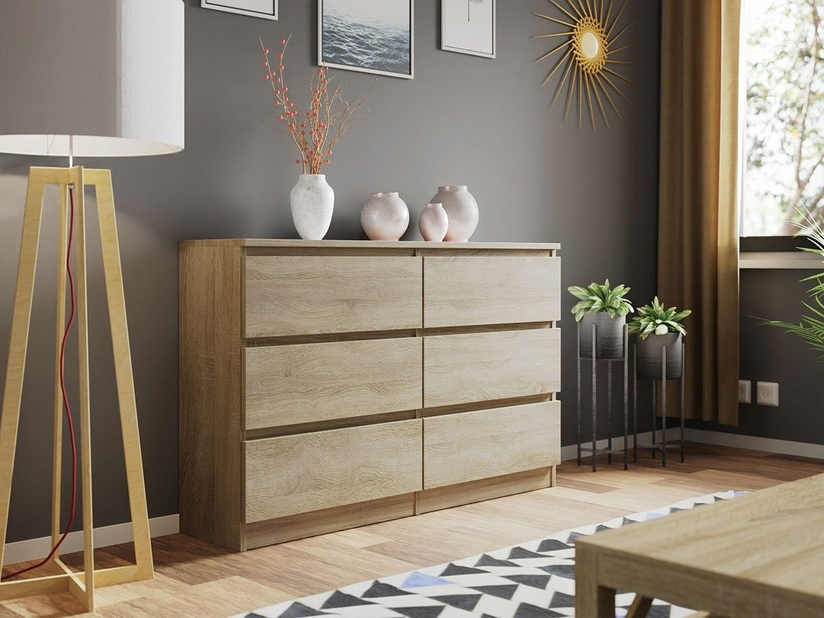 Kommoden Comfivo 186 (Sonoma Eichenholzoptik)