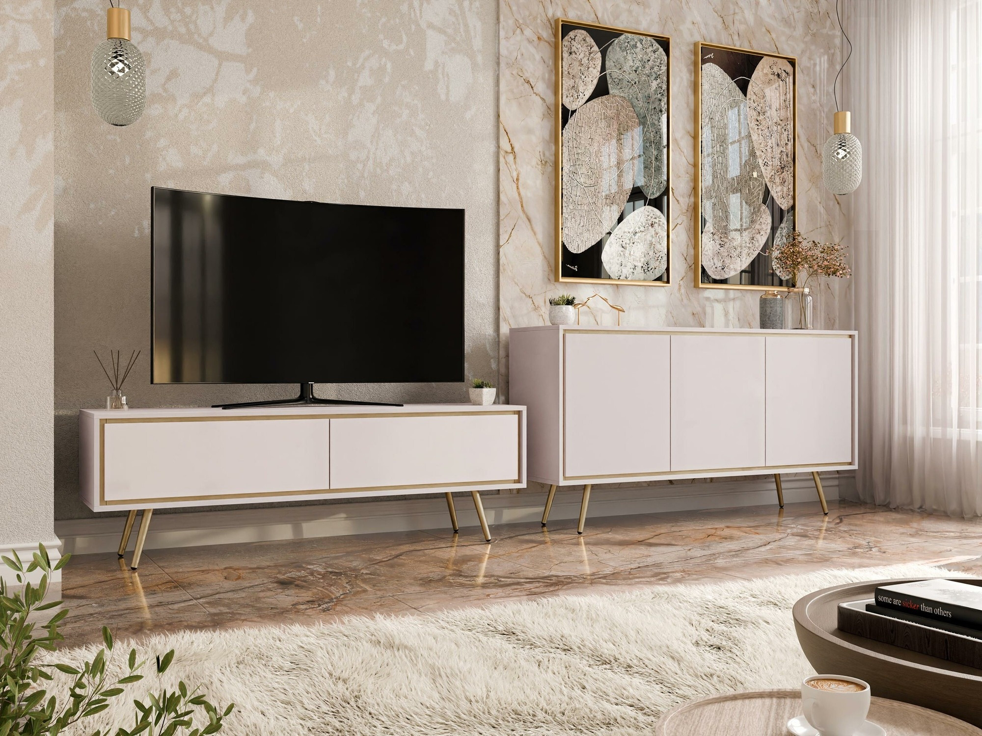 Wohnzimmer-Sets Providence 192 (Kaschmir)