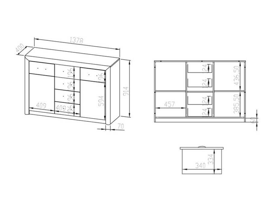 Kommoden Tivmori 107