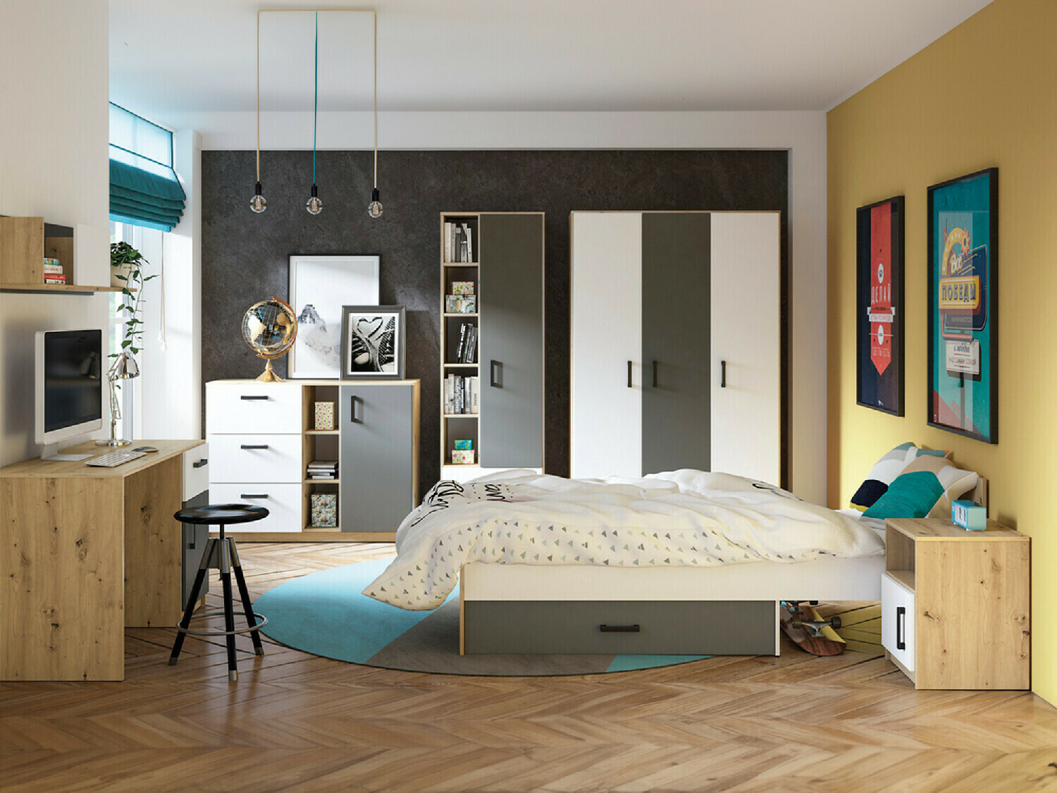 Kleiderschrank Nucavu 101