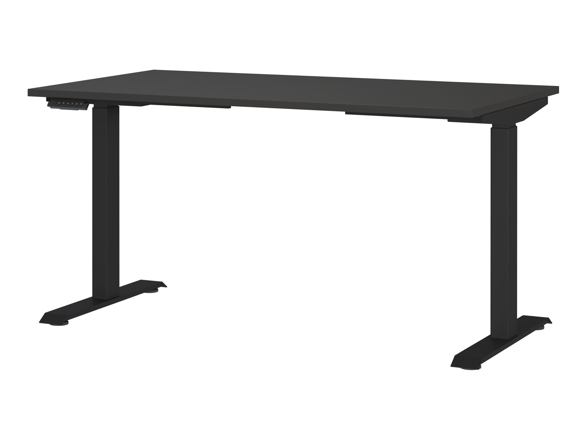 Höhenverstellbarer Schreibtisch Feltoru 110 (Graphit)