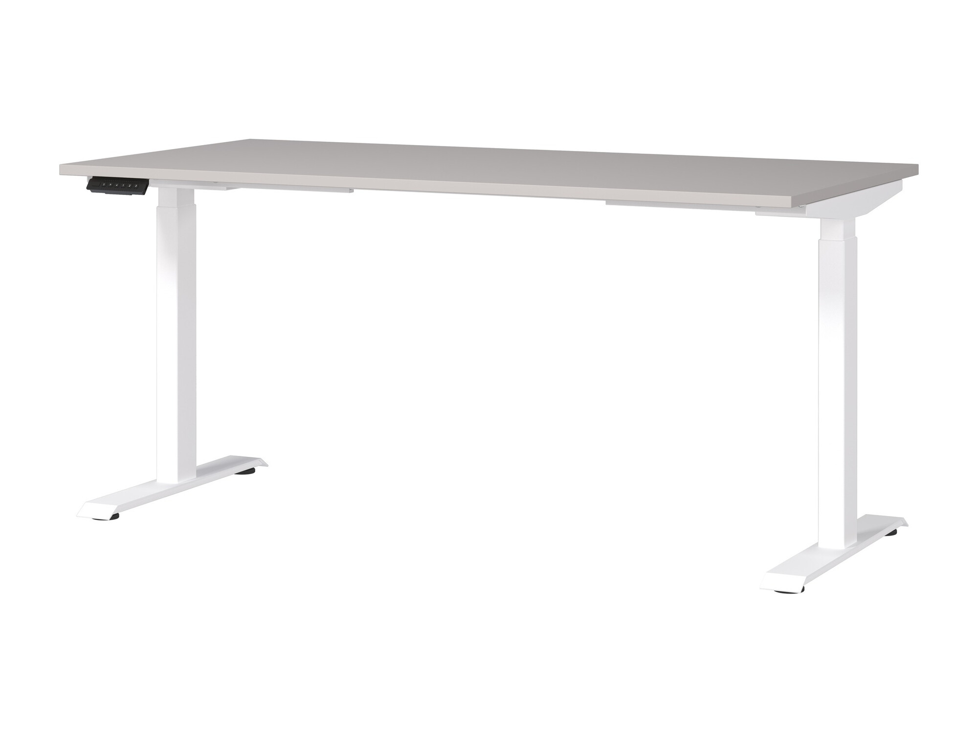 Höhenverstellbarer Schreibtisch Sacramento 416 (Kaschmir + Weiß)