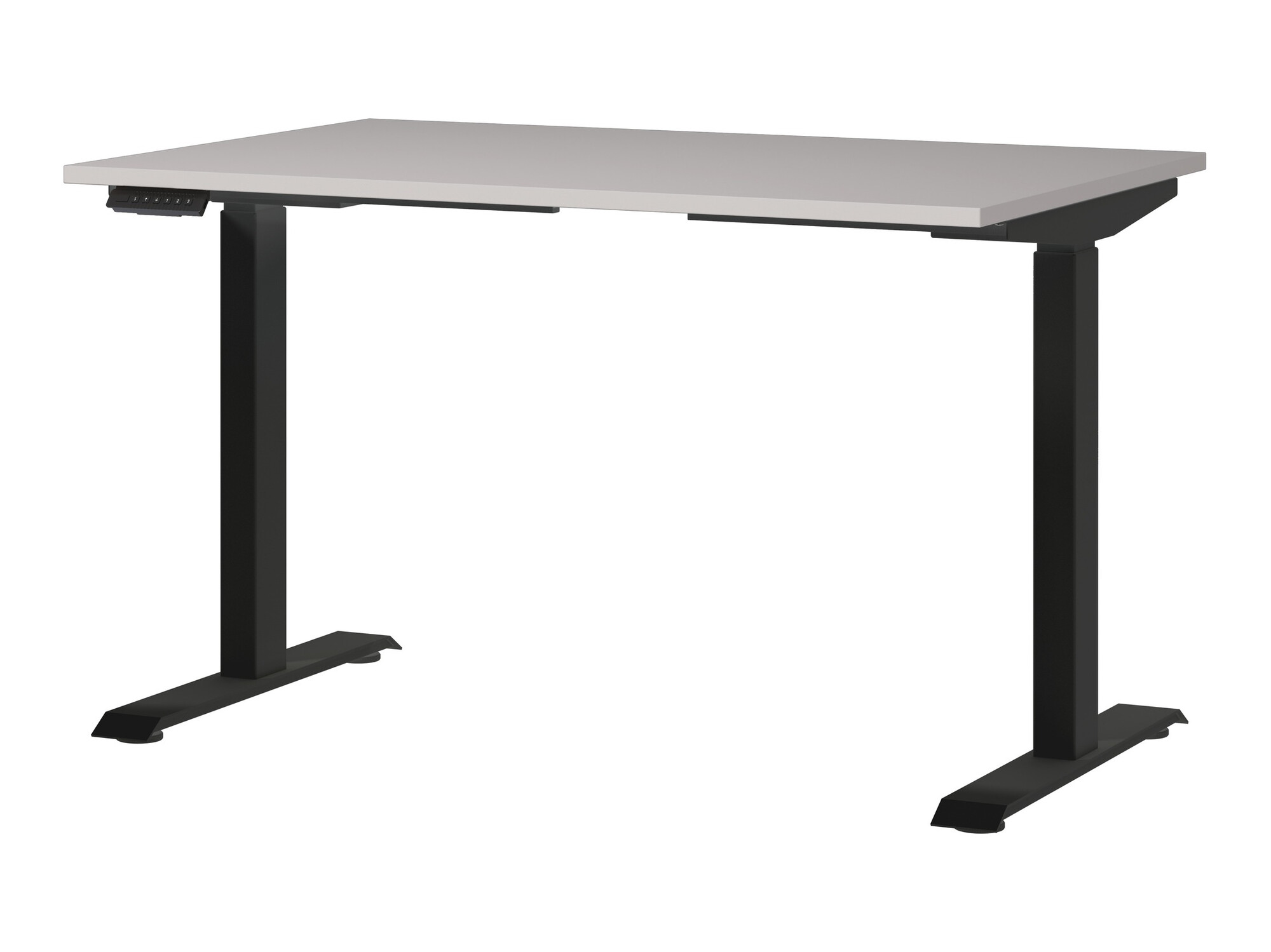 Höhenverstellbarer Schreibtisch Sacramento 417 (Kaschmir + Schwarz)