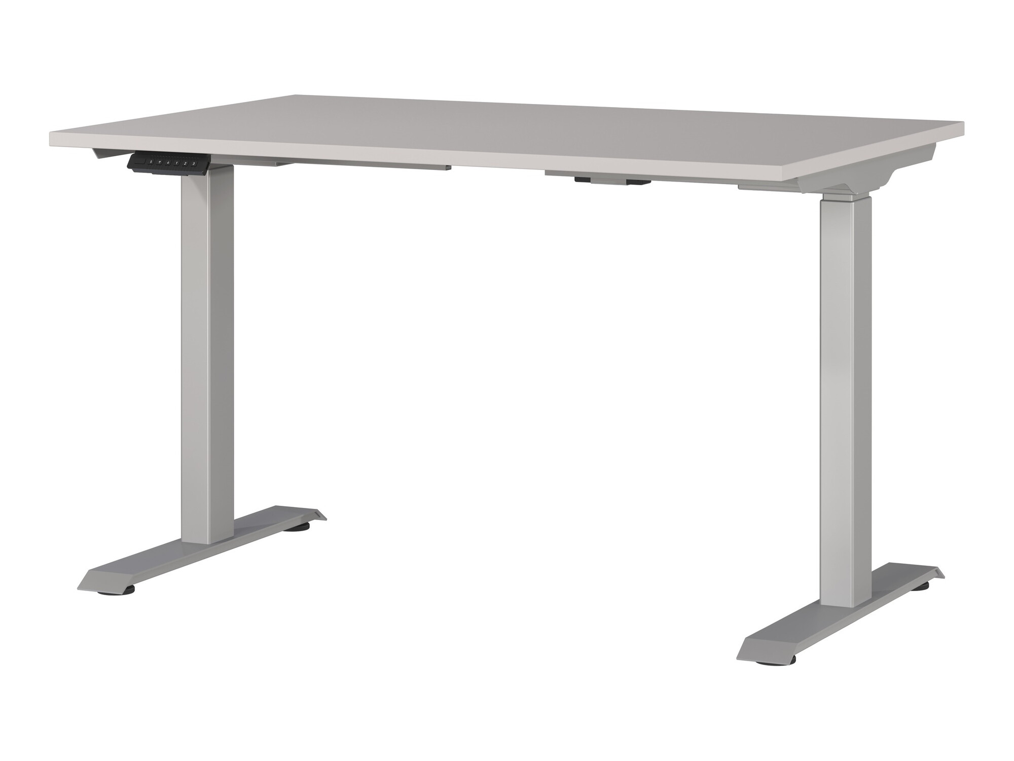 Höhenverstellbarer Schreibtisch Sacramento 417 (Kaschmir + Silber)