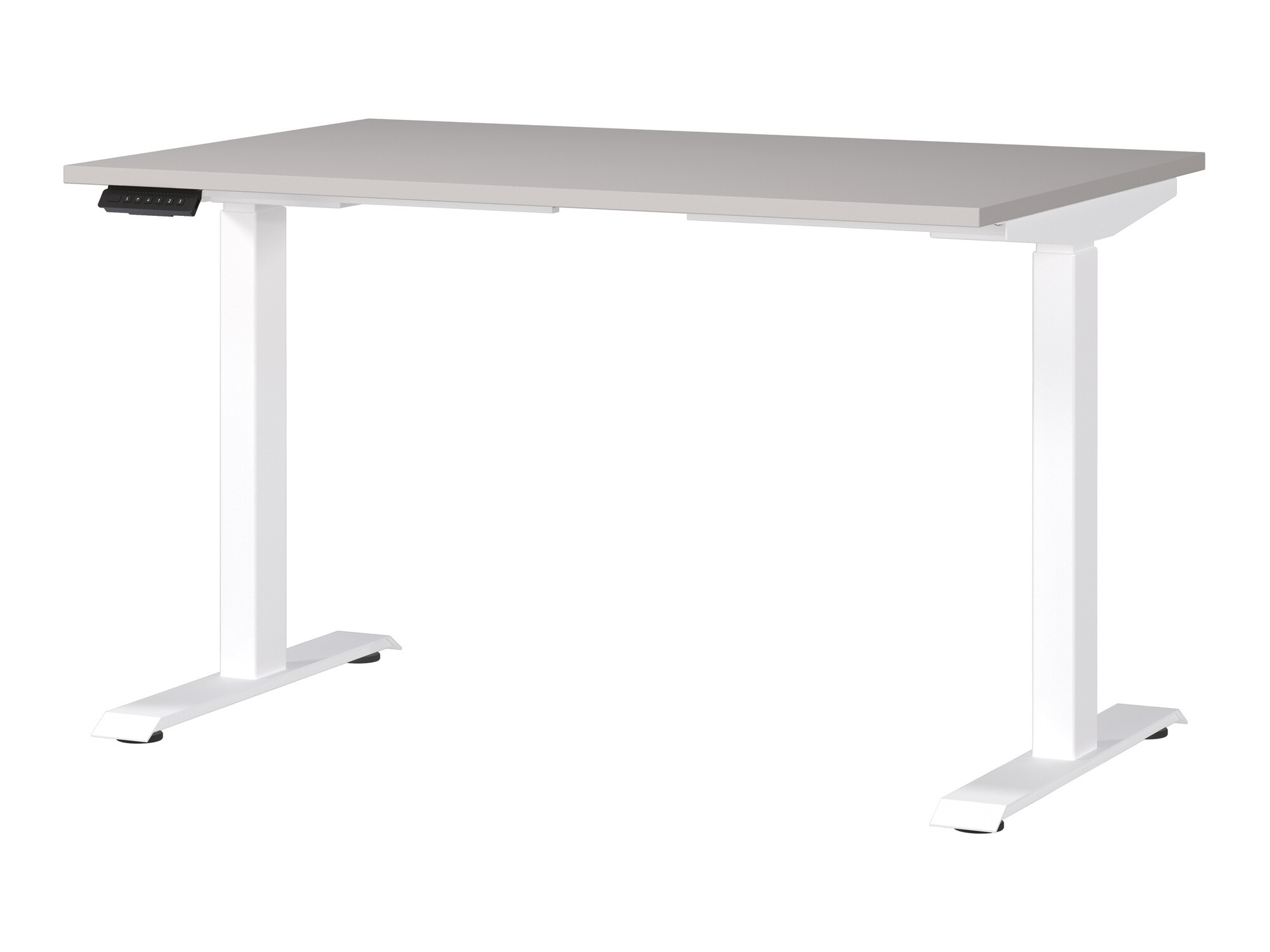 Höhenverstellbarer Schreibtisch Sacramento 417 (Kaschmir + Weiß)