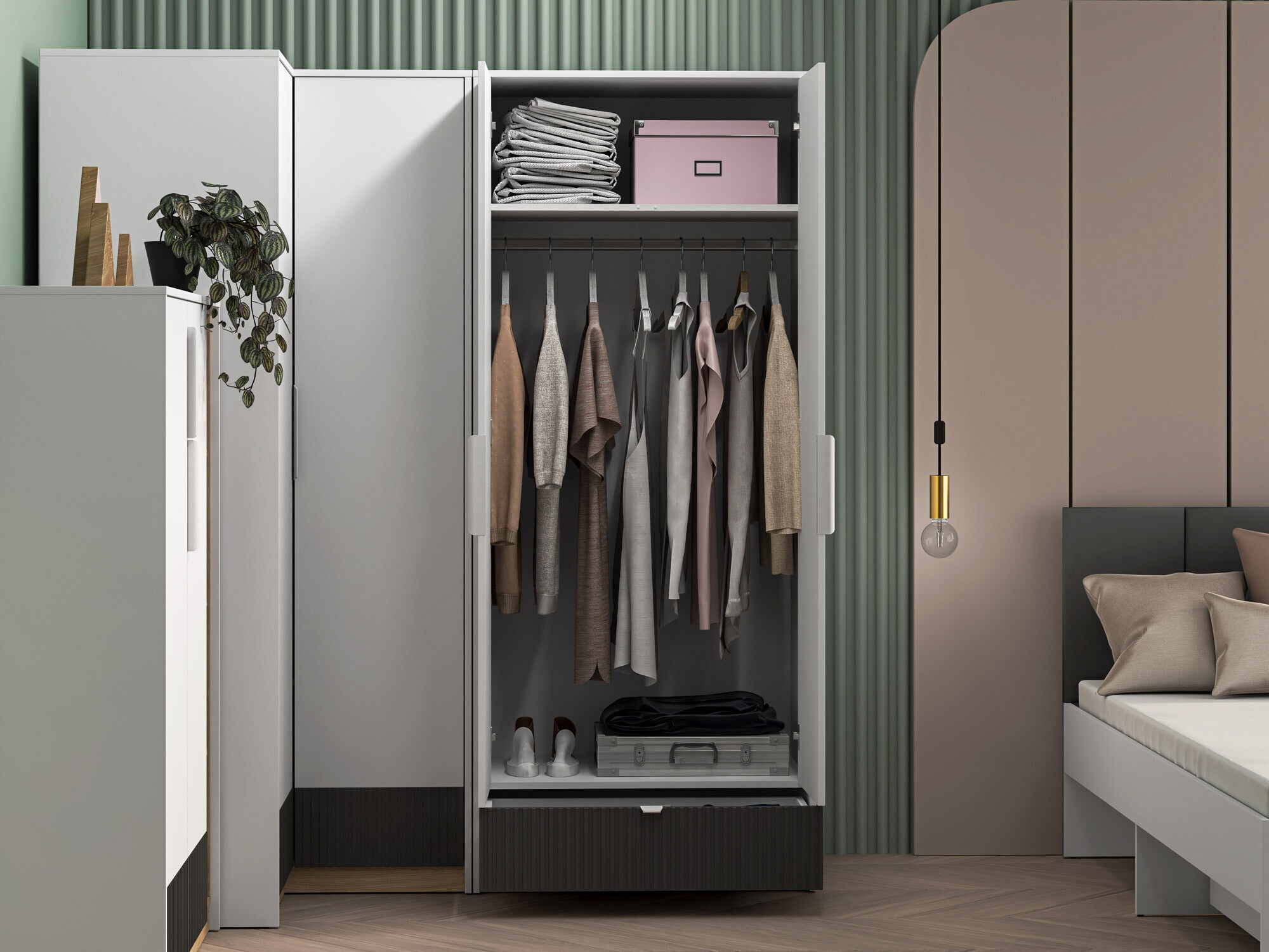 Kleiderschrank Orlviro 103