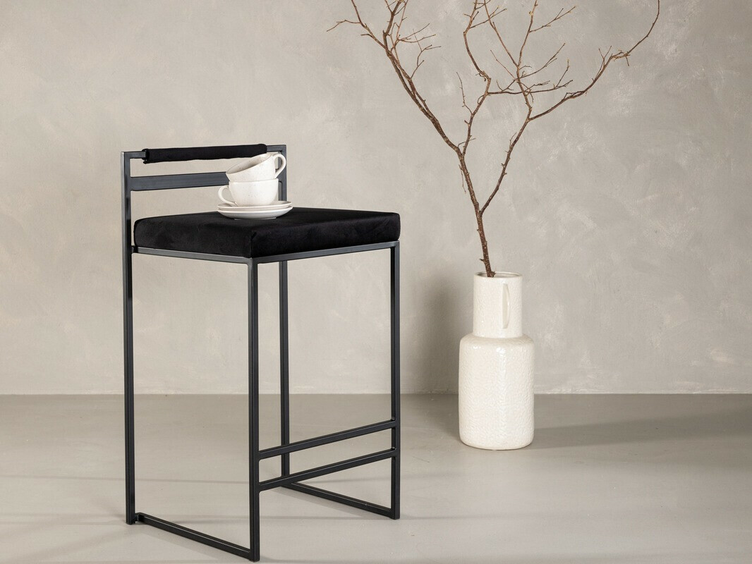 Barstuhl Dallas 4519 (Schwarz)