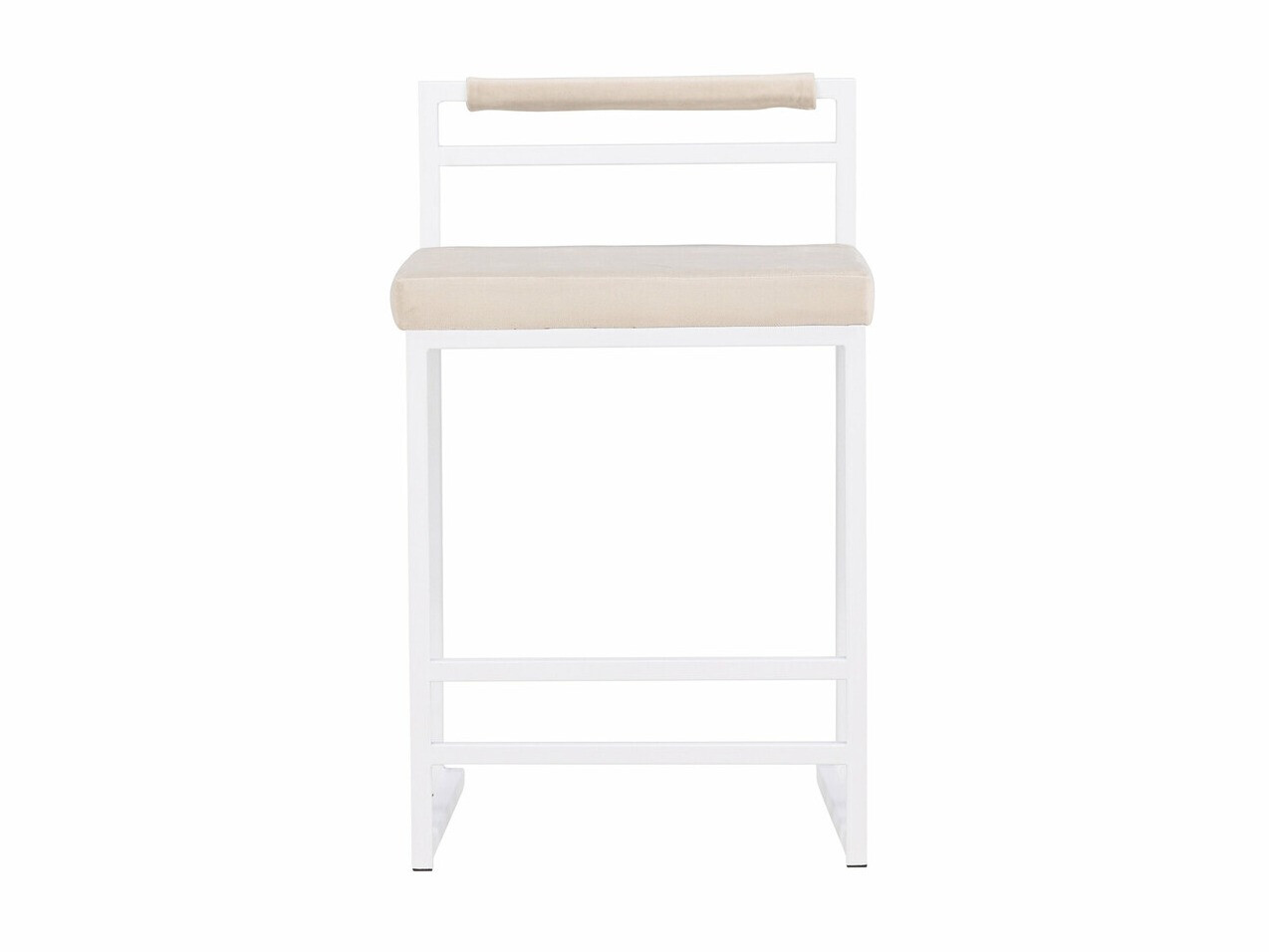 Barstuhl Dallas 4519 (Weiß + Beige)