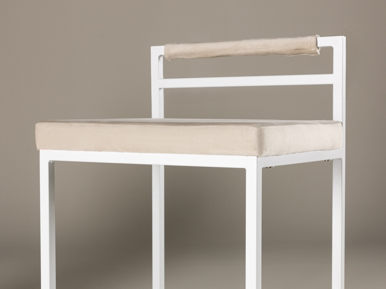 Barstuhl Dallas 4519 (Weiß + Beige)