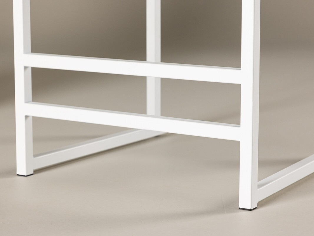 Barstuhl Dallas 4519 (Weiß + Beige)