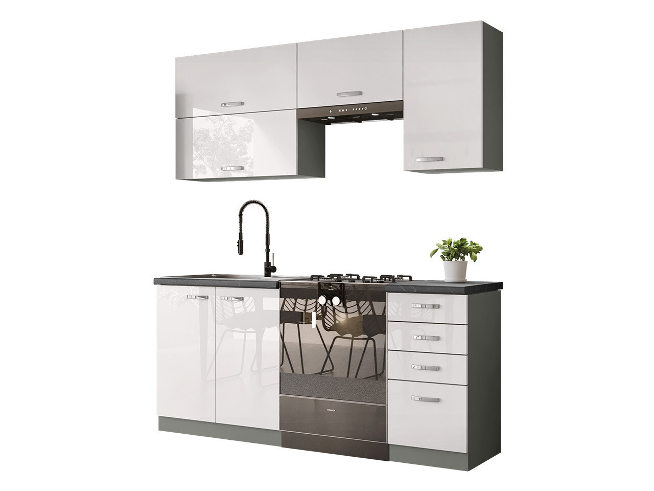 Modulares Küchenset Multi White 125