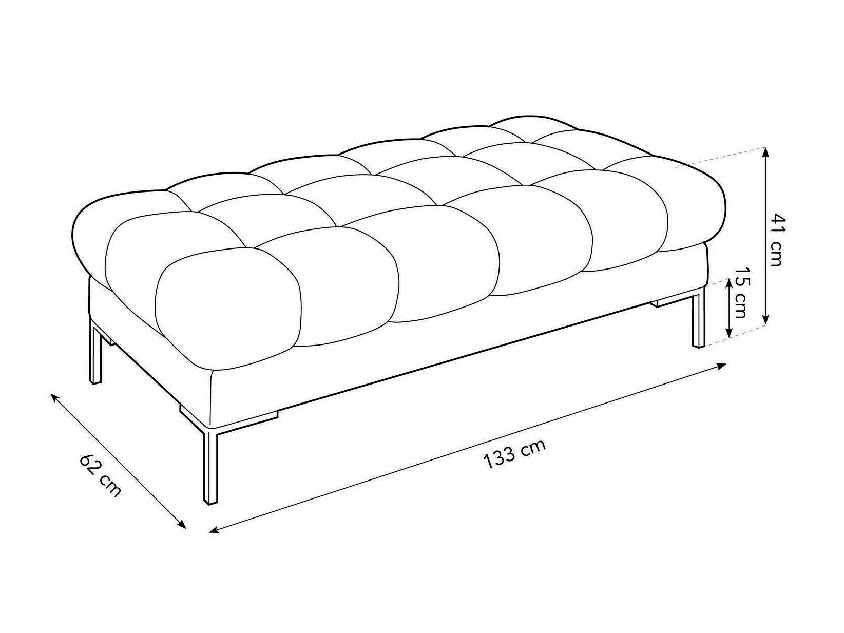 Polsterbank Lormelo 104 (Bluvel 03)