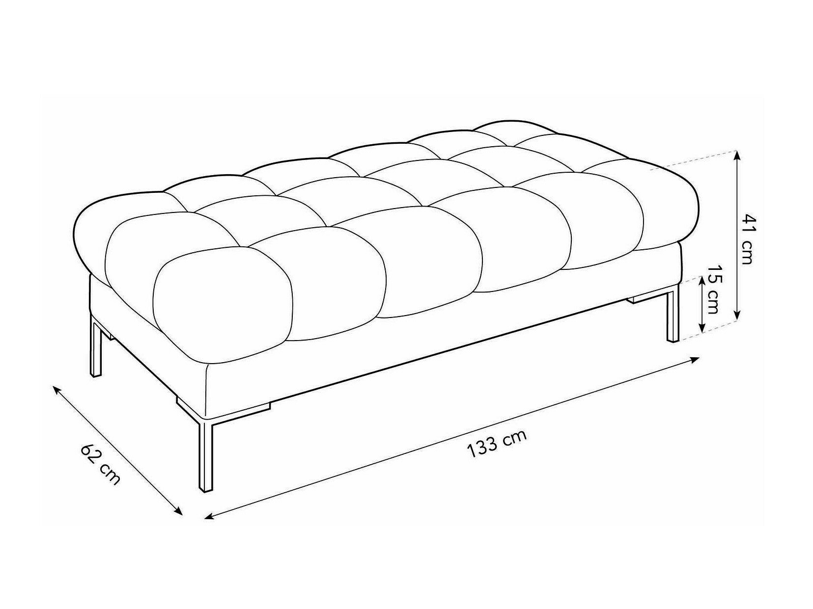 Polsterbank Lormelo 104 (Bluvel 03)