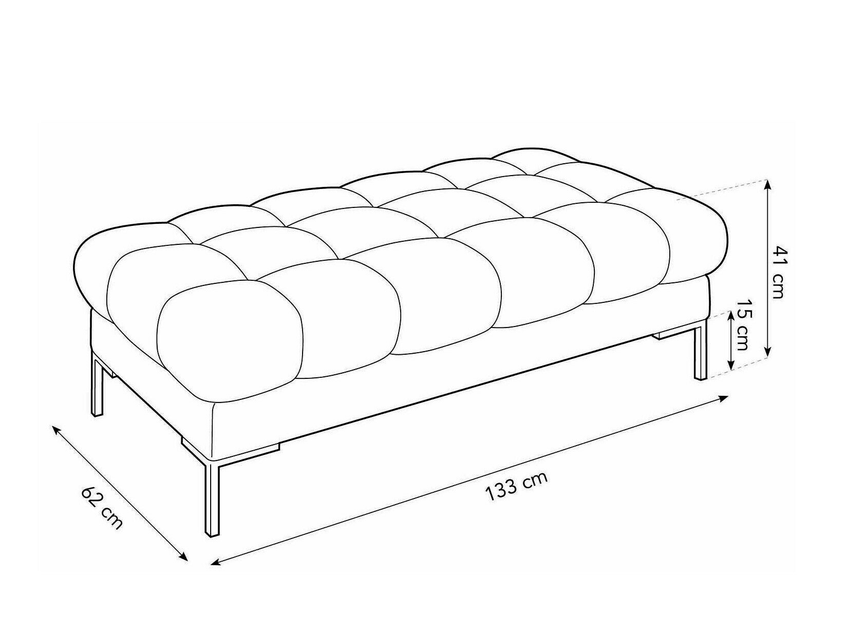 Polsterbank Lormelo 104 (Bluvel 06)