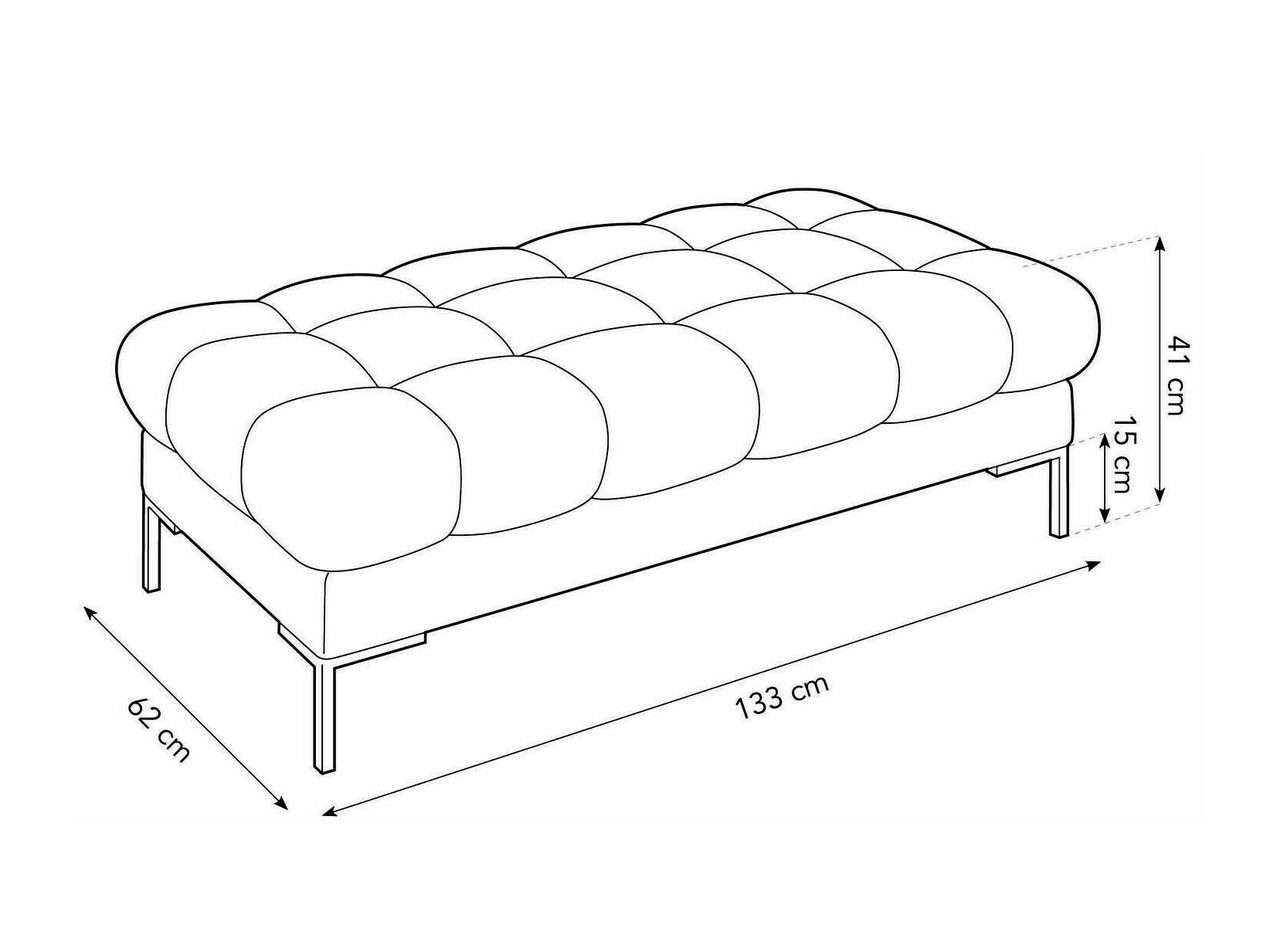 Polsterbank Lormelo 104 (Bluvel 06)