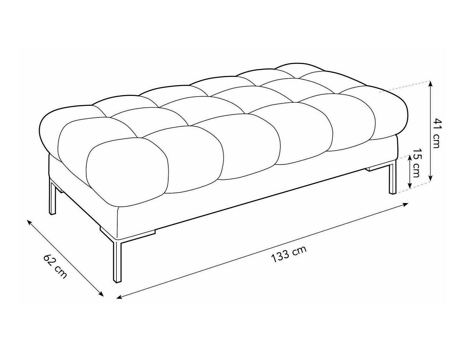Polsterbank Lormelo 104 (Bluvel 13)