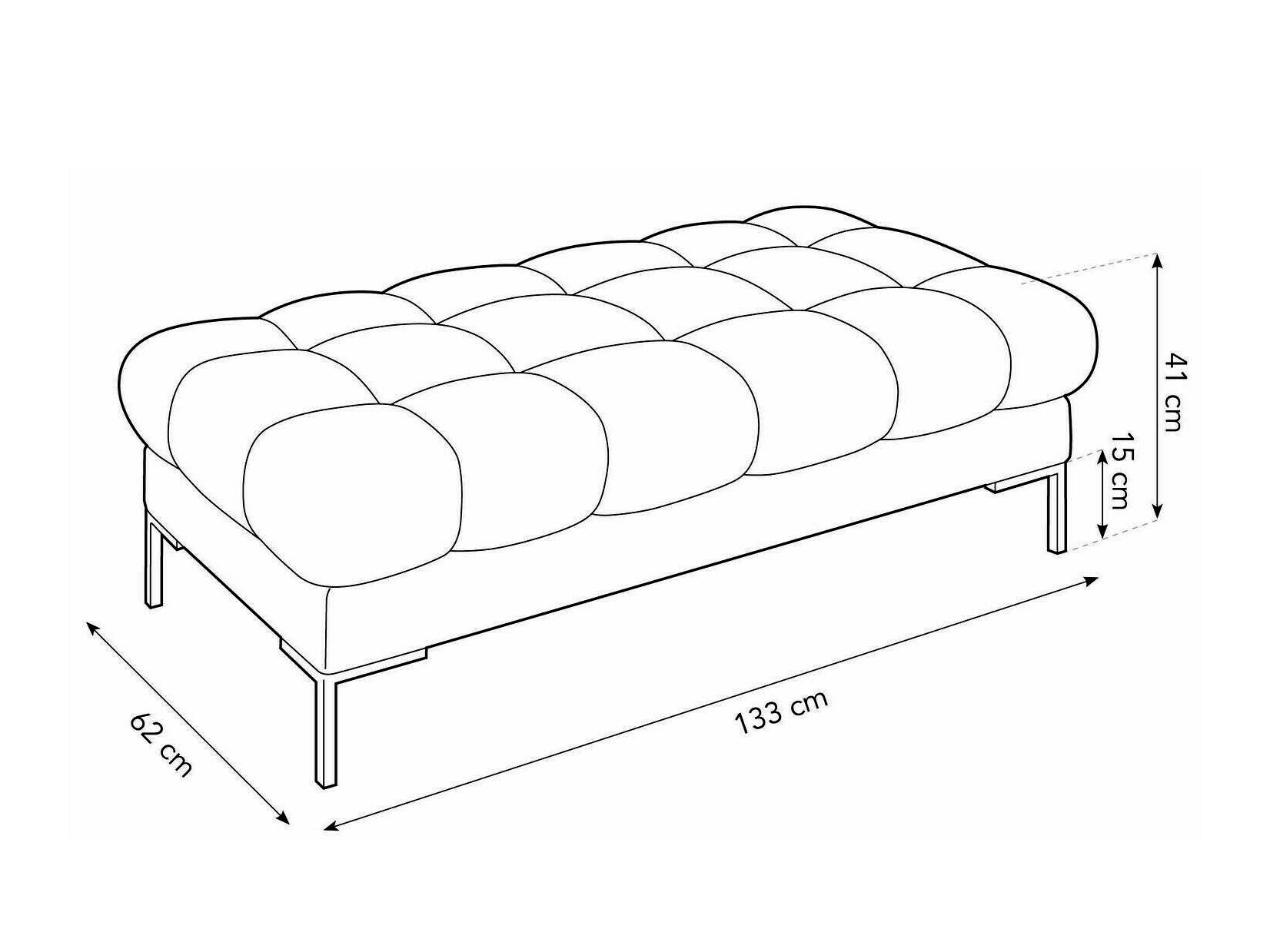 Polsterbank Lormelo 104 (Bluvel 28)