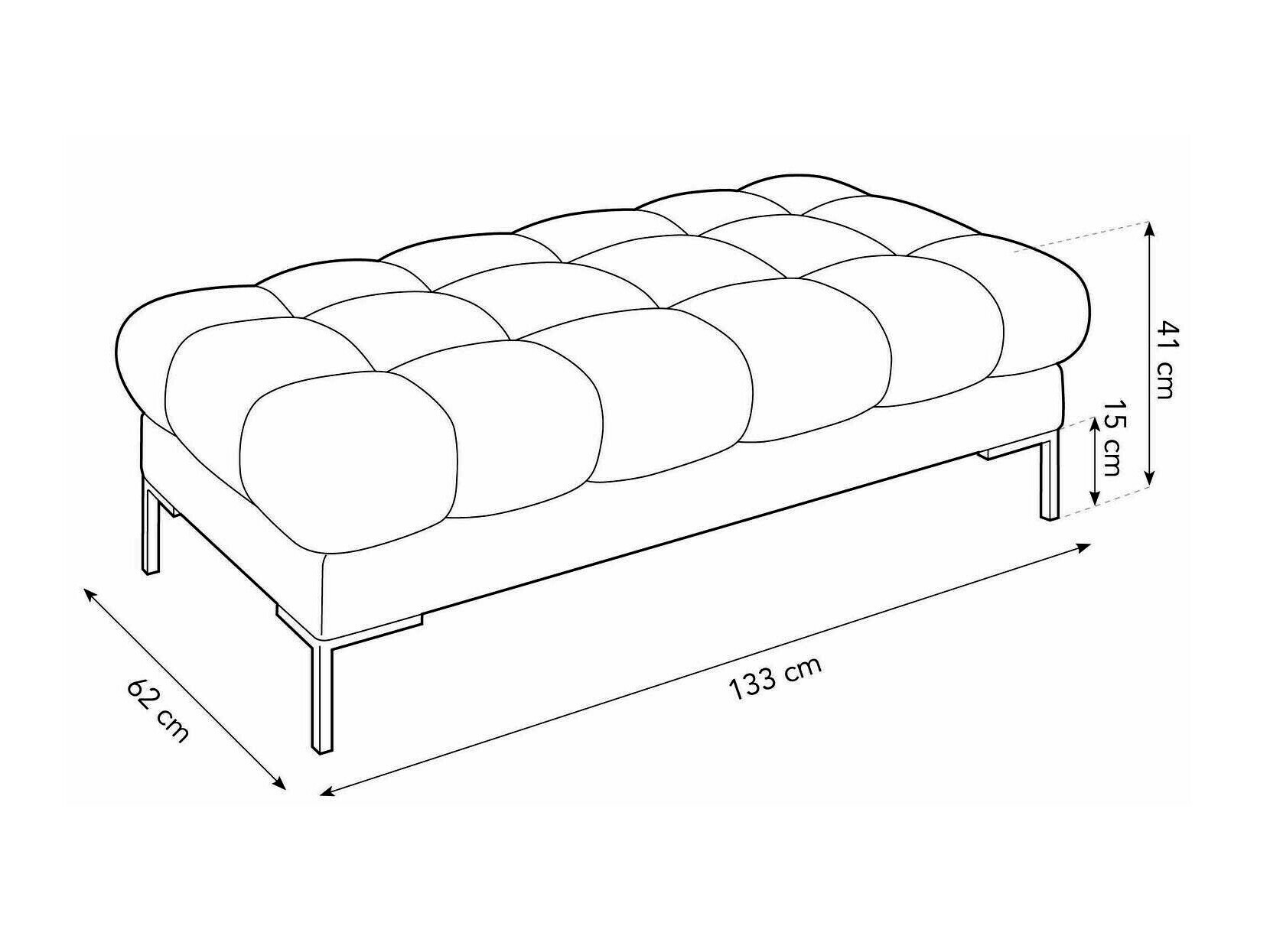 Polsterbank Lormelo 104 (Bluvel 52)