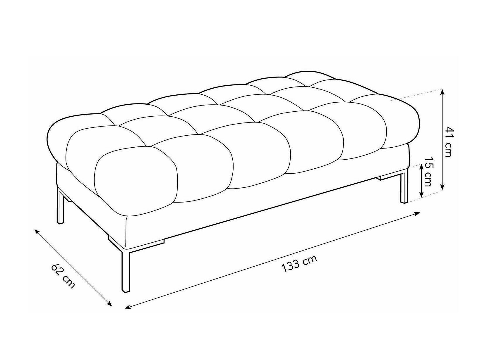 Polsterbank Lormelo 104 (Bluvel 86)