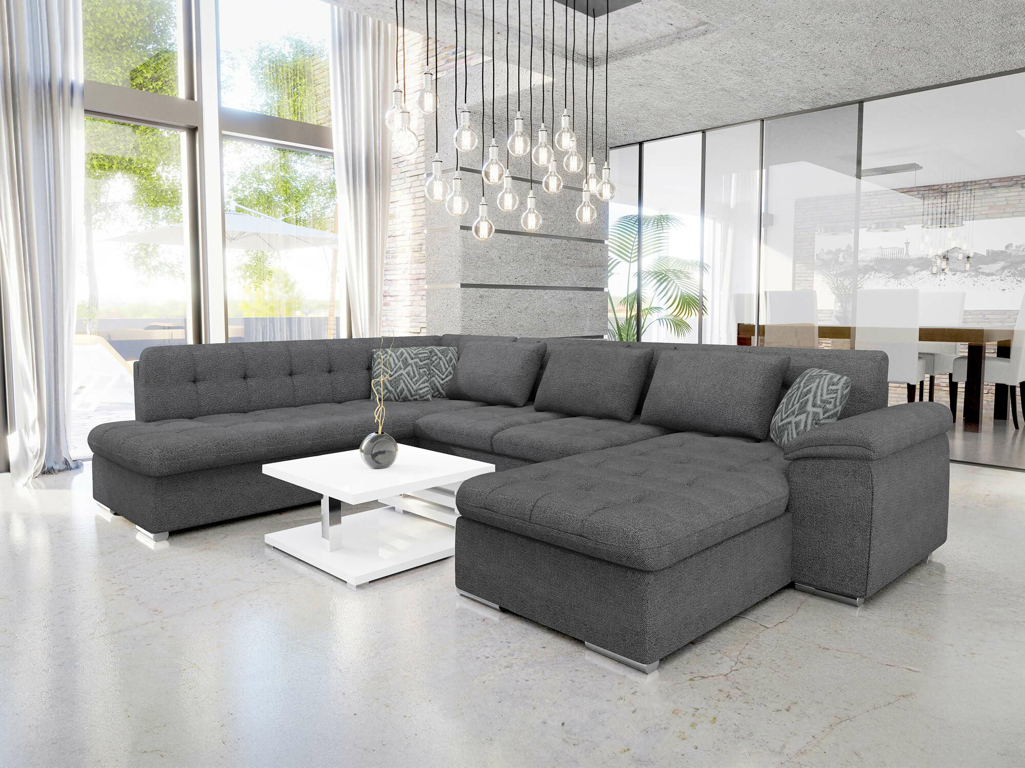 Ecksofa Comfivo Gemma V (Sicuro 80 + Sempre 9)